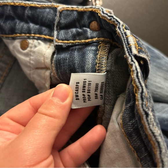 Big Star Women's Straight Leg Casey Jeans Size 28R Embroidered Back Pockets - Picture 14 of 16